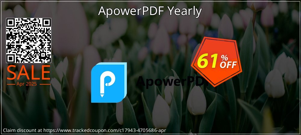 ApowerPDF Yearly coupon on World Party Day promotions