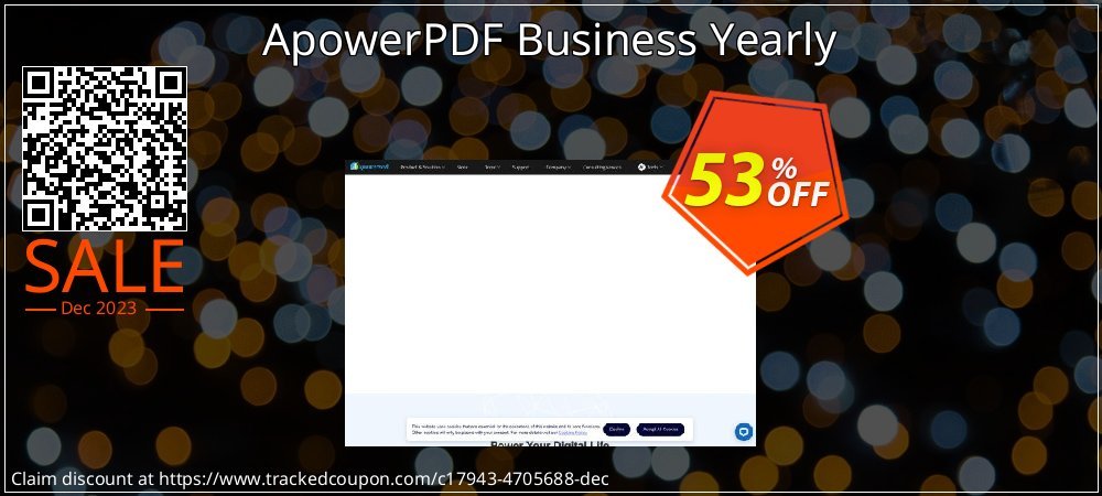 ApowerPDF Business Yearly coupon on Virtual Vacation Day sales