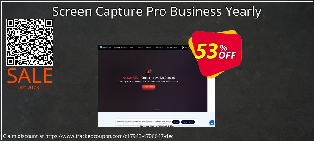 Screen Capture Pro Business Yearly coupon on April Fools' Day promotions