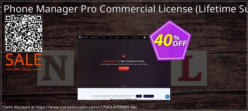 Apowersoft Phone Manager Pro Commercial License - Lifetime Subscription  coupon on Mother's Day offering sales