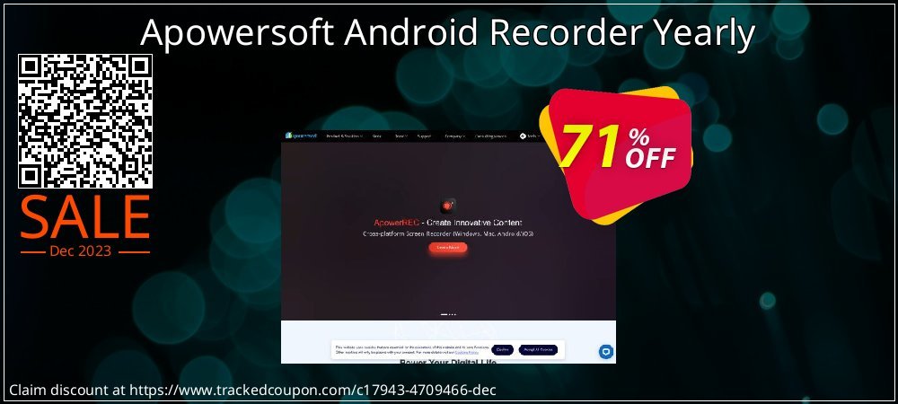 Apowersoft Android Recorder Yearly coupon on World Whisky Day sales