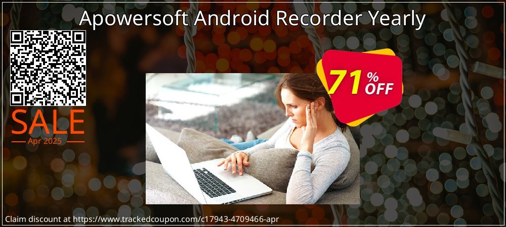 Apowersoft Android Recorder Yearly coupon on World Party Day promotions