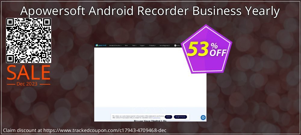 Apowersoft Android Recorder Business Yearly coupon on National Pizza Party Day offer