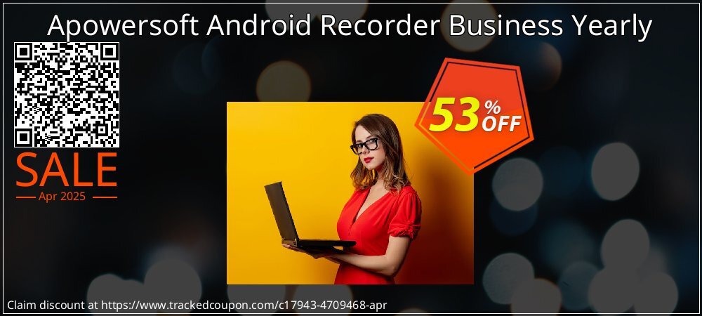 Apowersoft Android Recorder Business Yearly coupon on National Pizza Party Day offer