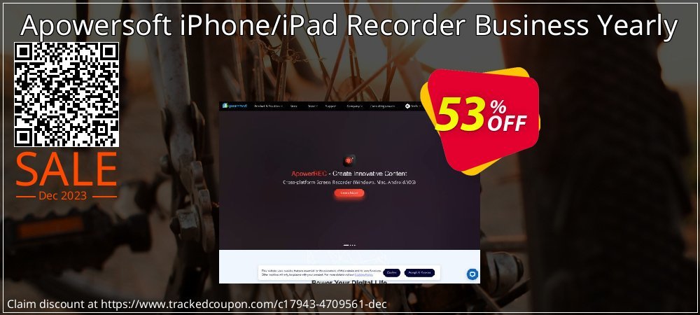 Apowersoft iPhone/iPad Recorder Business Yearly coupon on World Party Day offering discount