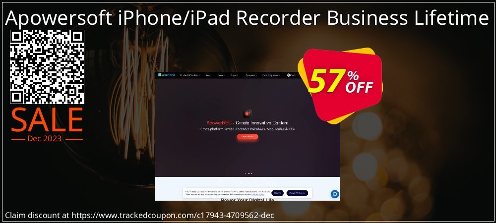Apowersoft iPhone/iPad Recorder Business Lifetime coupon on April Fools' Day offering sales
