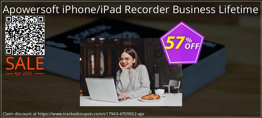 Apowersoft iPhone/iPad Recorder Business Lifetime coupon on April Fools' Day offering sales