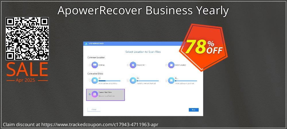 ApowerRecover Business Yearly coupon on Easter Day discount