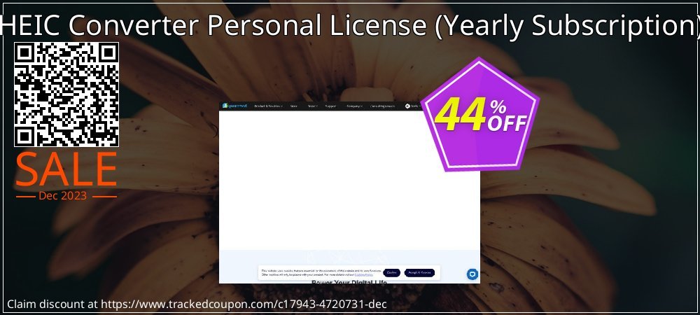 HEIC Converter Personal License - Yearly Subscription  coupon on World Party Day offering sales
