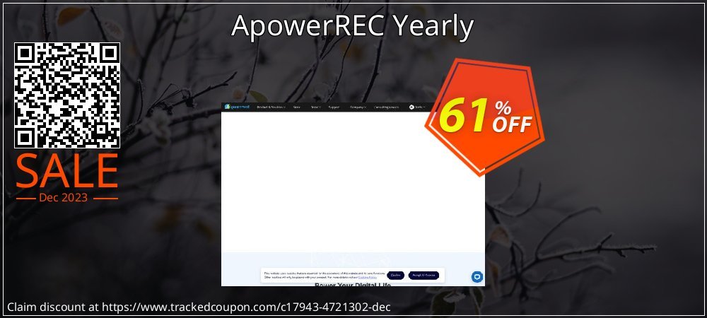 ApowerREC Yearly coupon on National Pumpkin Day super sale