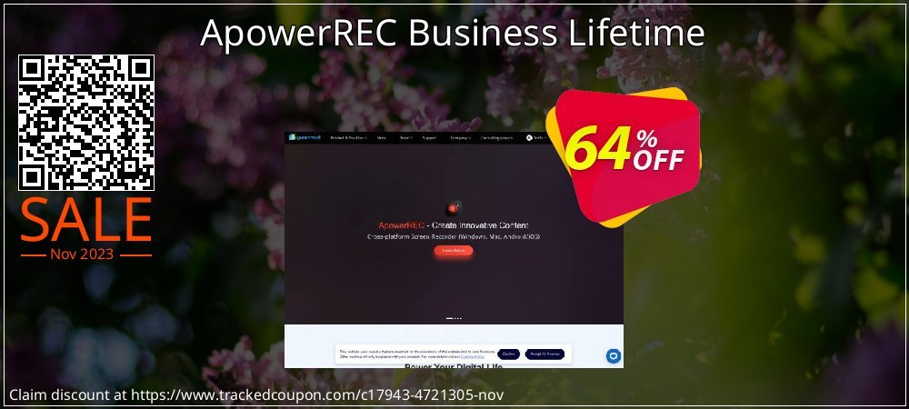 ApowerREC Business Lifetime coupon on National Walking Day discount