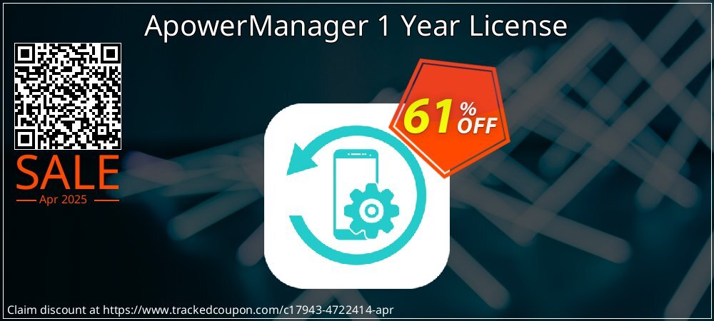 ApowerManager 1 Year License coupon on National Smile Day super sale