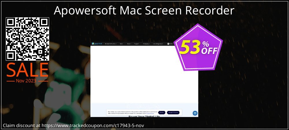 Apowersoft Mac Screen Recorder coupon on New Year's Day discount