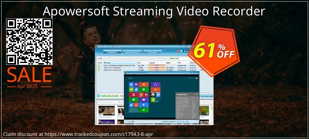 Apowersoft Streaming Video Recorder coupon on Easter Day discounts