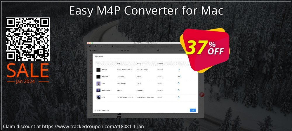 Easy M4P Converter for Mac coupon on World Whisky Day offering discount
