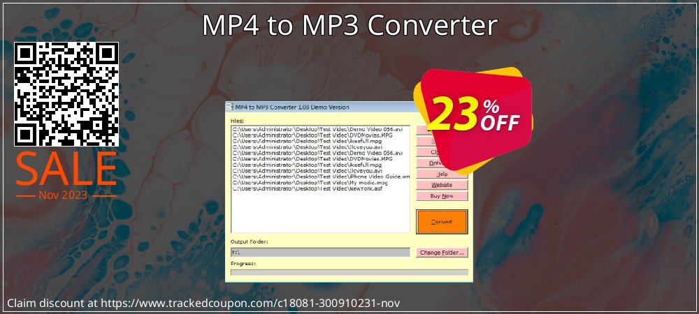 MP4 to MP3 Converter coupon on World Party Day discount