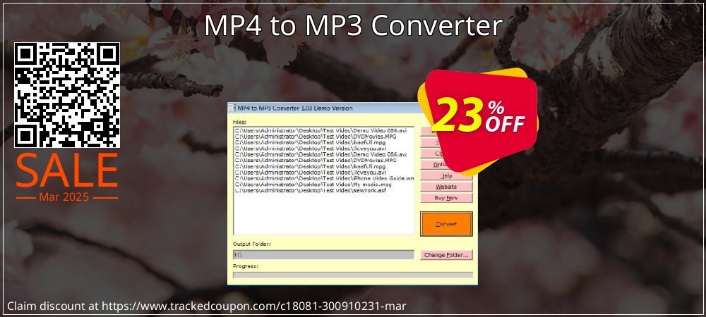 MP4 to MP3 Converter coupon on World Party Day discount