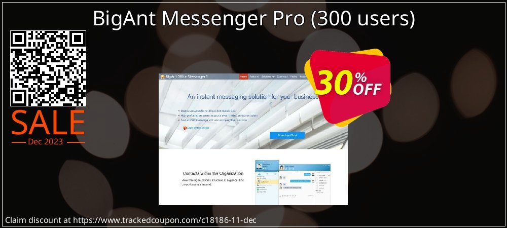 BigAnt Messenger Pro - 300 users  coupon on World Party Day deals