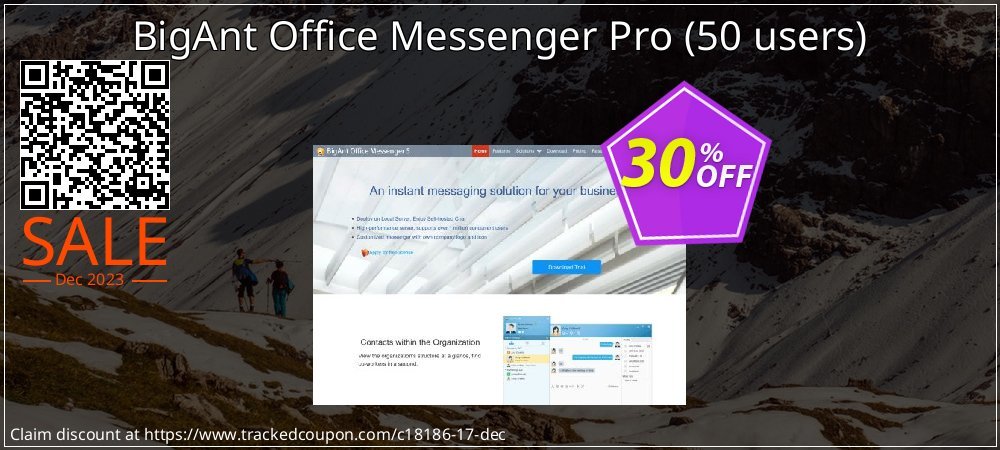 BigAnt Office Messenger Pro - 50 users  coupon on Working Day promotions