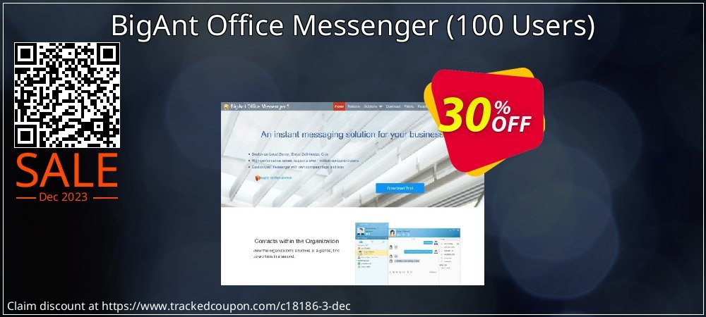 BigAnt Office Messenger - 100 Users  coupon on Easter Day offer