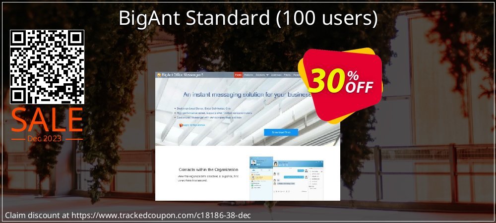 BigAnt Standard - 100 users  coupon on Easter Day deals