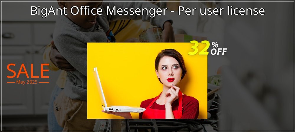 BigAnt Office Messenger - Per user license coupon on Easter Day discount