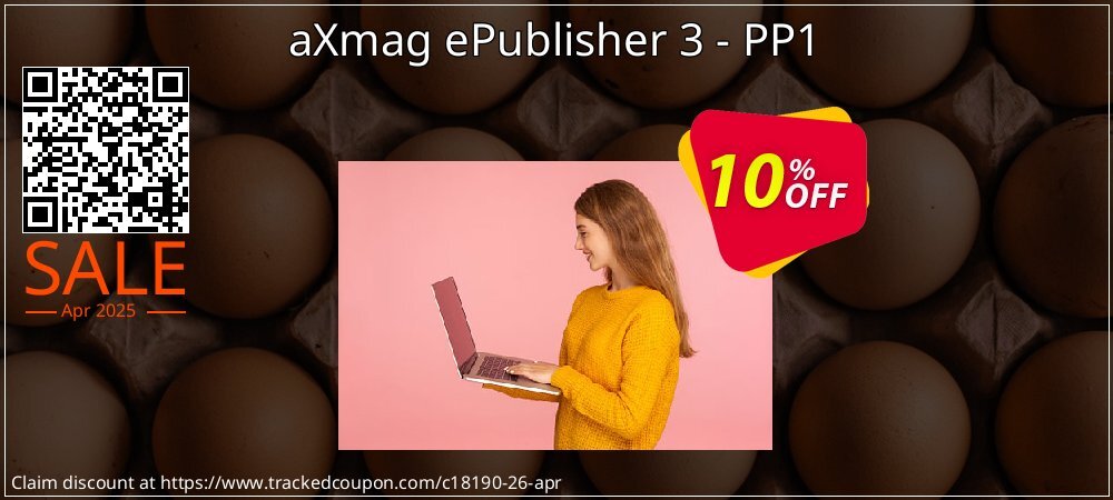 aXmag ePublisher 3 - PP1 coupon on World Party Day offer