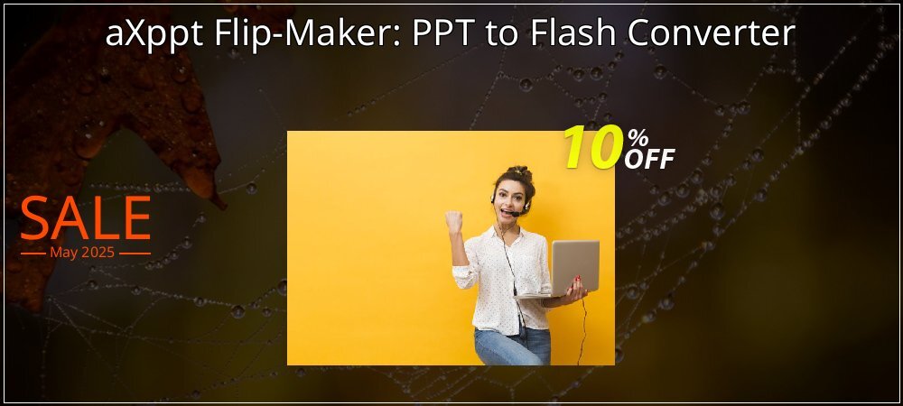 aXppt Flip-Maker: PPT to Flash Converter coupon on April Fools' Day offering sales