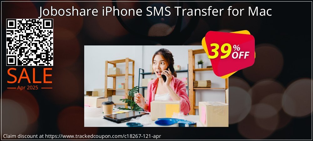 Joboshare iPhone SMS Transfer for Mac coupon on World Party Day discount