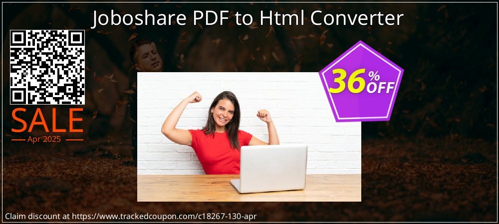 Joboshare PDF to Html Converter coupon on National Walking Day discount