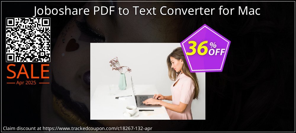 Joboshare PDF to Text Converter for Mac coupon on April Fools' Day offering sales