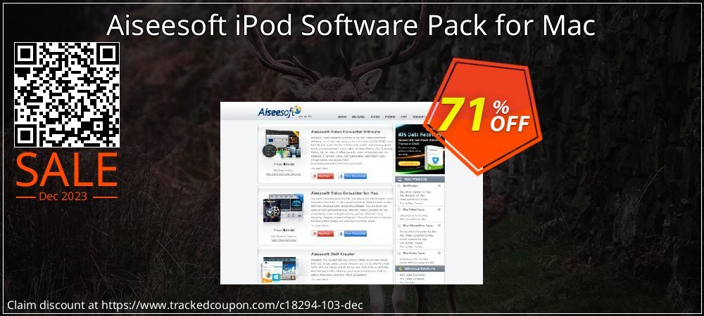 Aiseesoft iPod Software Pack for Mac coupon on Easter Day discount