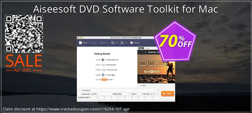 Aiseesoft DVD Software Toolkit for Mac coupon on April Fools' Day discounts