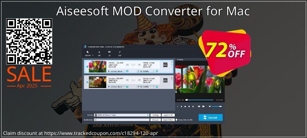 Aiseesoft MOD Converter for Mac coupon on National Walking Day offer