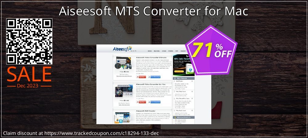 Aiseesoft MTS Converter for Mac coupon on Constitution Memorial Day discounts