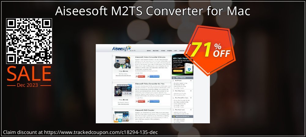 Aiseesoft M2TS Converter for Mac coupon on National Walking Day promotions