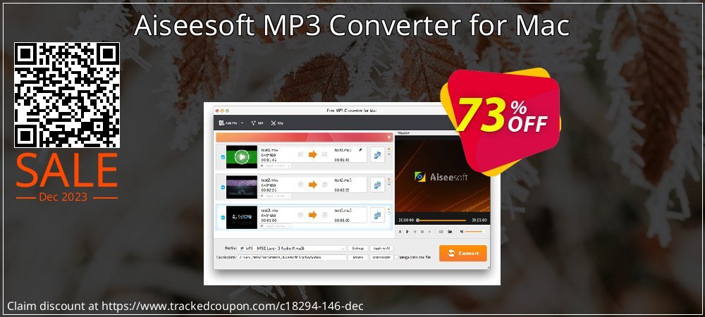 Aiseesoft MP3 Converter for Mac coupon on National Loyalty Day offer