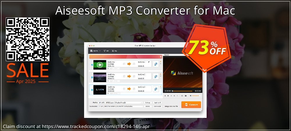 Aiseesoft MP3 Converter for Mac coupon on World Party Day deals