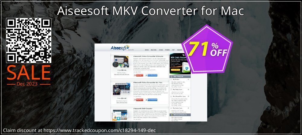 Aiseesoft MKV Converter for Mac coupon on April Fools' Day discount