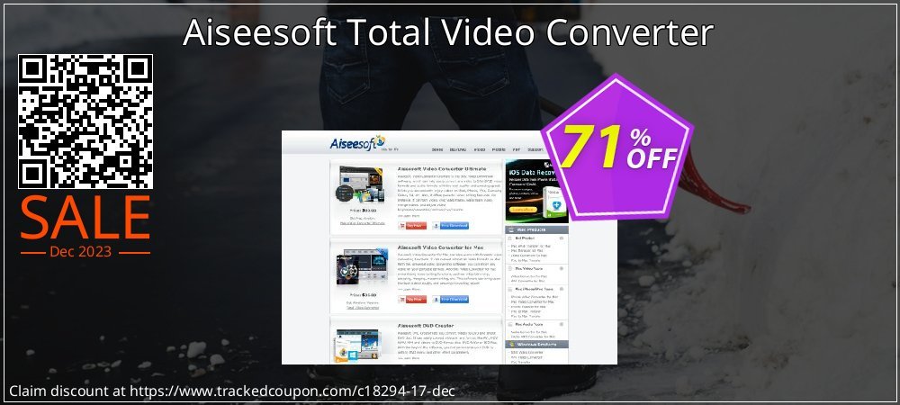 Get 70% OFF Aiseesoft Total Video Converter offering sales