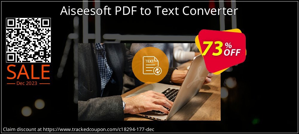 Aiseesoft PDF to Text Converter coupon on Working Day super sale