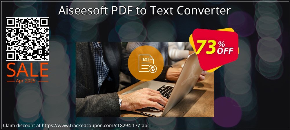 Aiseesoft PDF to Text Converter coupon on Working Day super sale