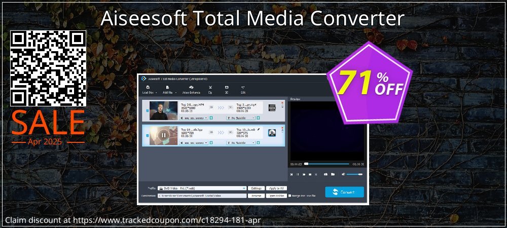 Aiseesoft Total Media Converter coupon on National Loyalty Day deals