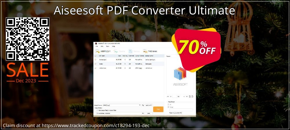 Aiseesoft PDF Converter Ultimate coupon on Easter Day discount