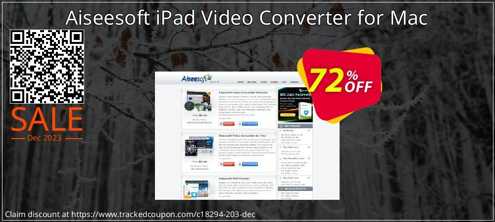 Aiseesoft iPad Video Converter for Mac coupon on Constitution Memorial Day offering sales