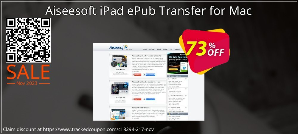 Aiseesoft iPad ePub Transfer for Mac coupon on April Fools' Day sales