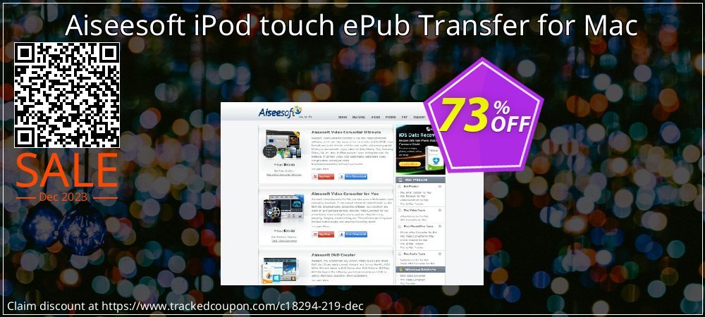 Aiseesoft iPod touch ePub Transfer for Mac coupon on World Password Day discount