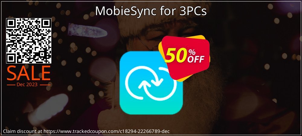 MobieSync for 3PCs coupon on Tell a Lie Day offering sales