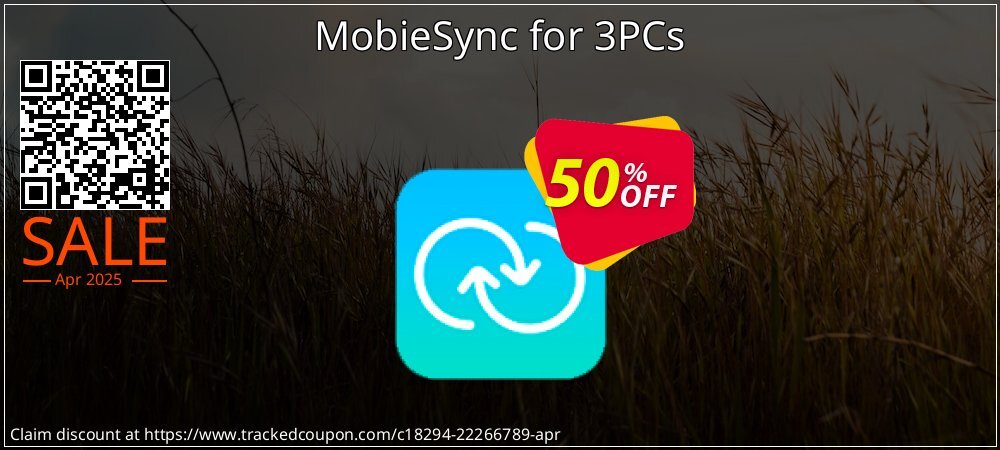 MobieSync for 3PCs coupon on April Fools' Day offering discount