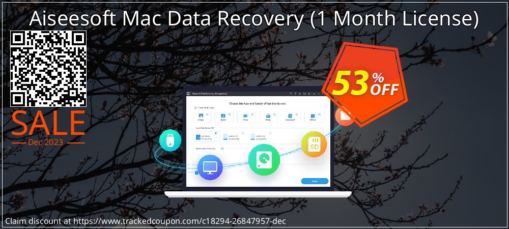 Aiseesoft Mac Data Recovery - 1 Month License  coupon on April Fools' Day offer